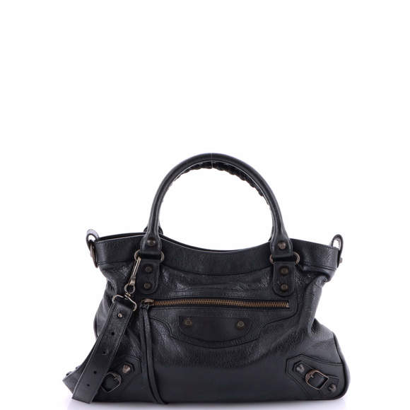 Balenciaga Town Classic Studs Bag Leather - Picture 1 of 5